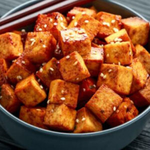Tofu frit nature (Végan)