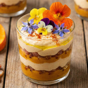 Tiramisu potiron au bacon et paprika fumé (60ml)