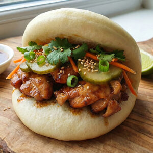 Bao au poulet caramélisé (11cm)
