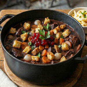 Civet de chevreuil façon grand veneur