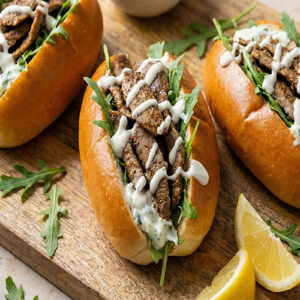 Mini navette briochée au veau façon kebab (6x11cm)