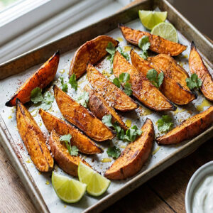 Patate douce rôtie aux épices