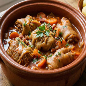 Pieds paquets à la Marseillaise