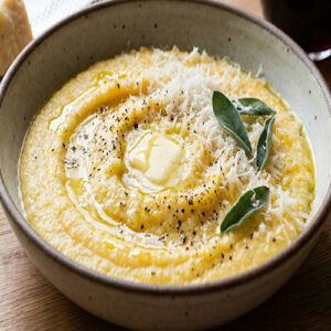 Polenta crémeuse au parmesan