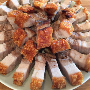 Porc laqué croustillant