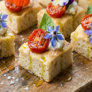 Focaccia tomates cerises (8x8cm)