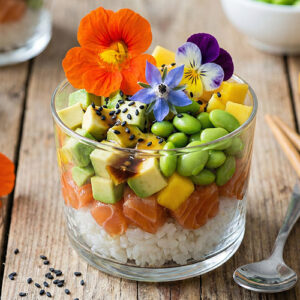 Poké Bowl mariné à la sauce soja (60ml)