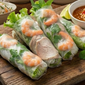 Rouleau de printemps porc et crevettes (11cm)